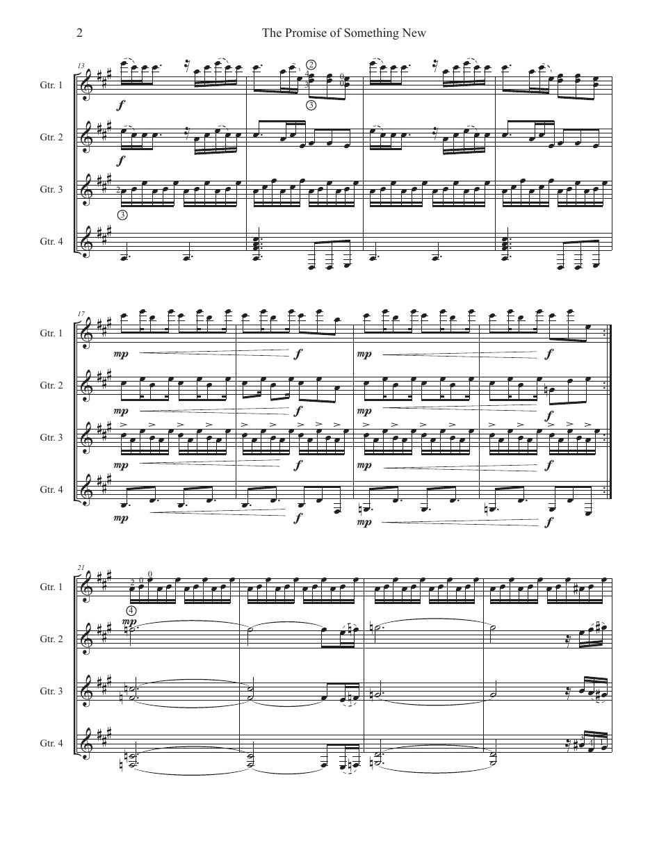 The Promise of Something New, sample page 2