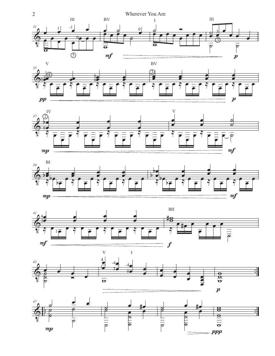 Wherever You Are, sample page 2