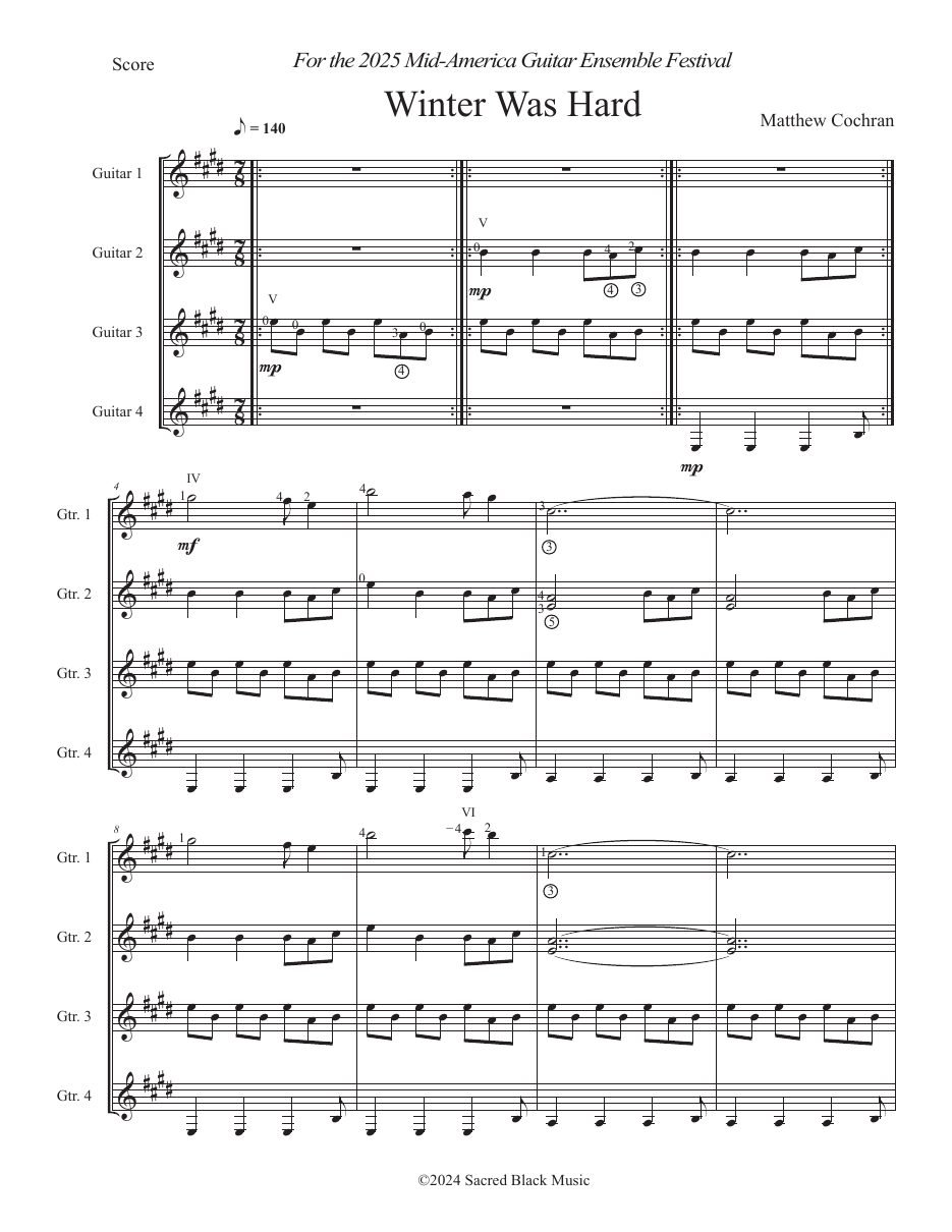Winter Was Hard, sample page 1