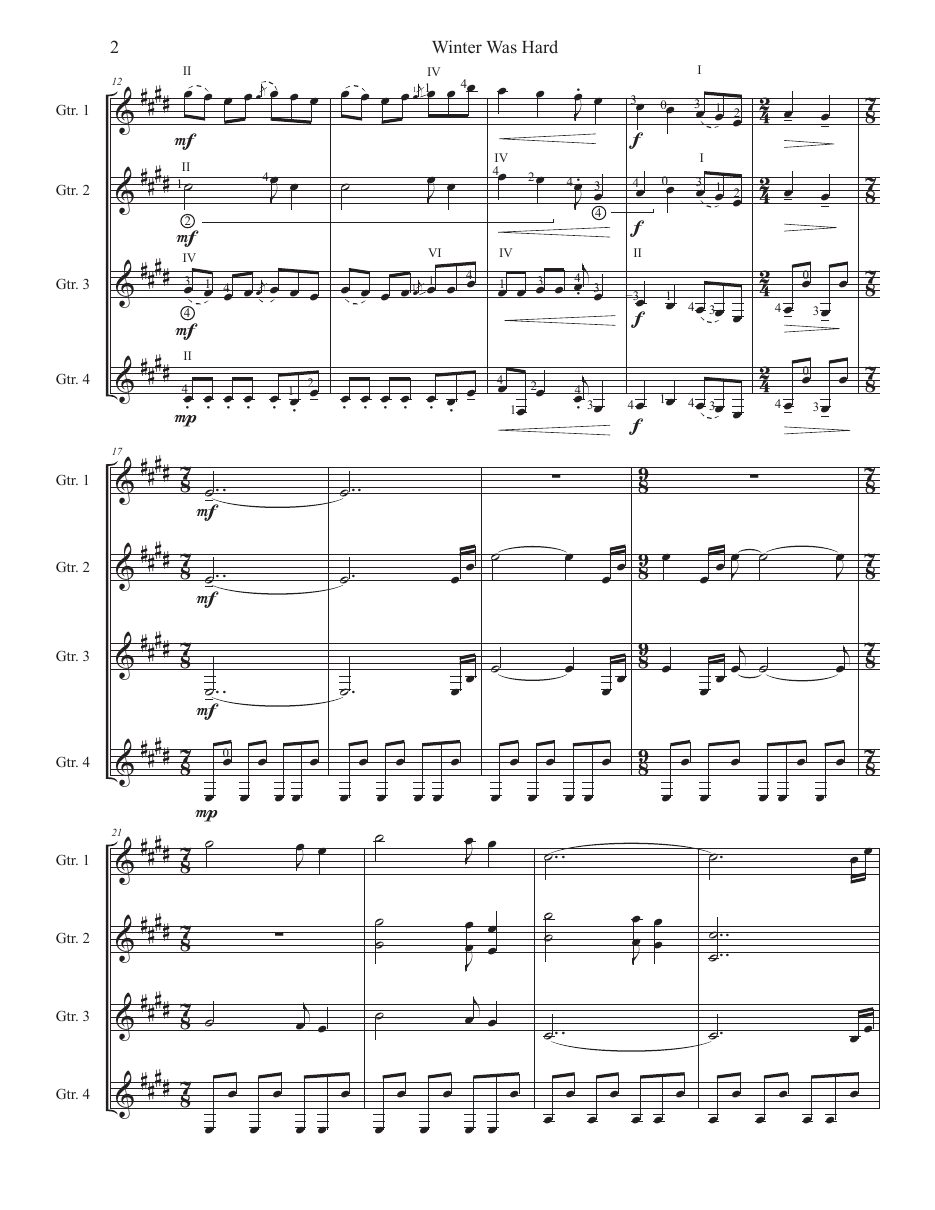 Winter Was Hard, sample page 2